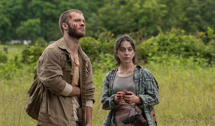 Hannah Brennen and Alex Billmayer in Valleys of the Earth (2026)